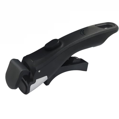Image of House of Quirk Detachable Cookware Handle, Removable Pan & Pot Grip, Replacement for Compatible Nonstick Cookware, Easy Lock & Release Design (Black)
