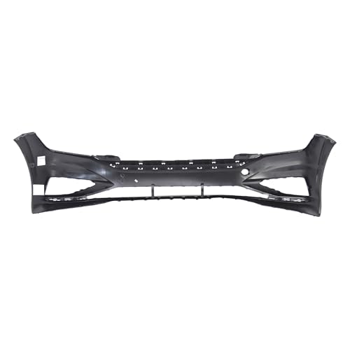 Image of FitParts Compatible with Volkswagen Jetta 2019-2020 Front Bumper Cover | Primed, With Fog Light Holes, Ready to Paint, OEM 17A807217GRU, VW1000239
