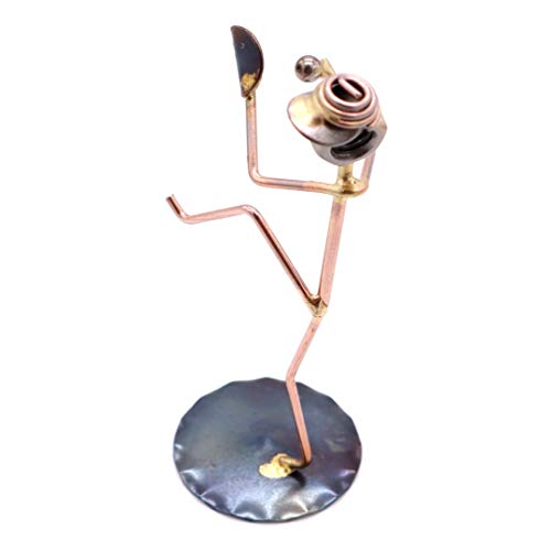 Baseball Pitcher Collectible Handmade Metal Art Figurine, Desk Accessories, Trophy, Boss Gift, Office Décor, Business Professional, Sports #TOP1