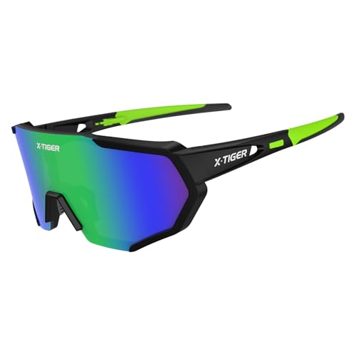 X-TIGER Gafas Ciclismo Polarizadas Mujeres Hombres UV400 Gafas de Deportivas Running MTB Bicicleta TR90