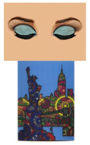 Eyes Anatomical, New york - Animated - 3D Lenticular Postcard Greeting card