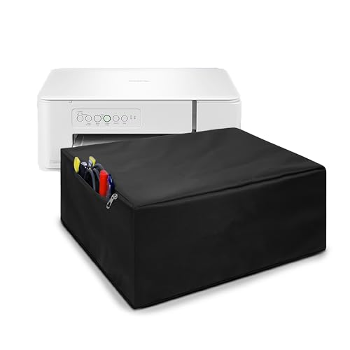 Alifiya Dust Proof Washable Printer Cover for Brother Ink-Tank DCP-T535DW / DCP-T530DW / DCP-T436W / DCP-T430W WiFi Duplex Printer - Black