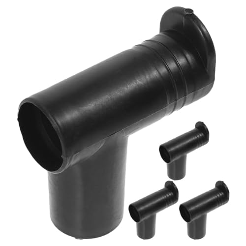 BESPORTBLE Juntas de Ángulo Recto para Conector Plástico Negro 4 Piezas Repuesto para y Varillas de Doméstico Accesorio Práctico para Secado Interior y Exterior