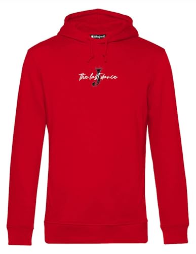 Blasfemus Sweat à capuche pour homme - The Last Dance - J 23 Champions Basket Basketball, rouge, L