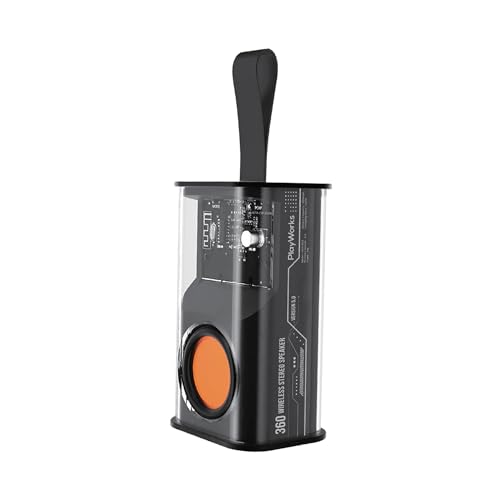 Image of HAPIPOLA Adventure Bluetooth Speaker Immersive Audio | Portable | Type c Charging | Built in mic | TWS Pairing Support | dustproof | handfree Calling | RGB Light | Light Weight 6 Hours Playback