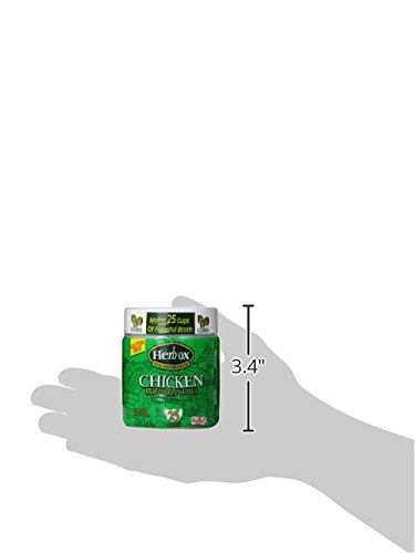 Herbox Bouillon Cubes Chicken 25 cubes, 3.33-Ounce (Pack of 6)