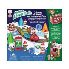 The Elf On The Shelf Advent Bundle: North Pole Train Advent Calendar Train, Elf On The Shelf's Night Before Christmas Hardcover Storybook, And 4 Mystery Elf Pet Mini Figurines #TOP2