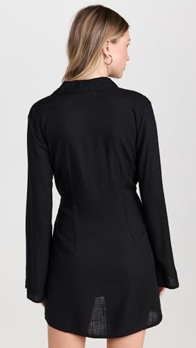 L*Space Las Palmas Dress for Women, Mini-Dress with Tie Front Wrap, Adjustable Tie, Plus Hook & Eye Closure3