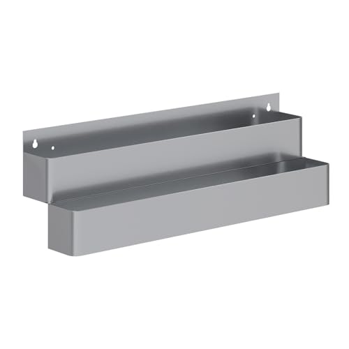 Image of 32 in. Double Tier Stainless Steel Speed Rail Rack for Commercial Bars, NSF