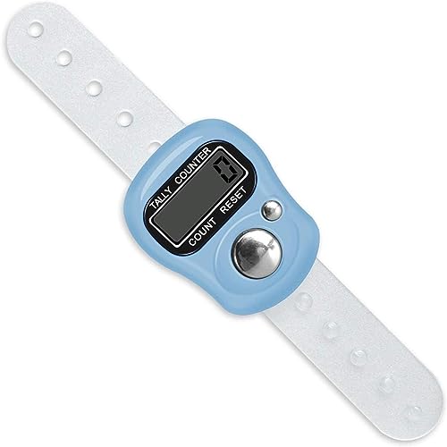 Image of Electronic Finger Counter, Resettable Hand Tally, 5 Digit Number and LCD Electronic Digital Display, Handheld Clicker Counting
