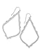 Kendra Scott Rhodium Metal Sophee Drop Earrings