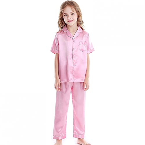 Christmas Pajamas Girls Size 8 Little Baby Girls Boys Pajamas Set Satin Silk Kids Boys Pajamas Size 14 16