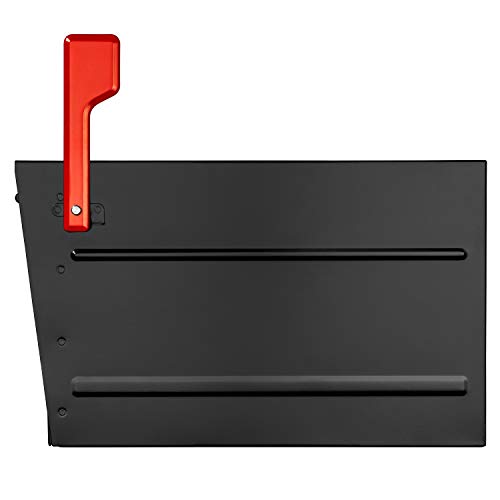 Image of Architectural MAILBOXES Mailboxes 6400B-R-10 Oasis Eclipse Locking Mailbox, Black