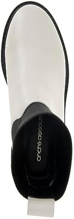 Andre Assous Violet Chelsea Bootie, Ivory/black, size 8 | Image 4