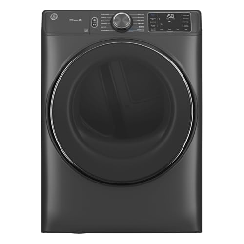 GE GFD65ESPVDS 7.8 cu.ft. Smart Front Load Electric Dryer in Carbon Graphite with Steam