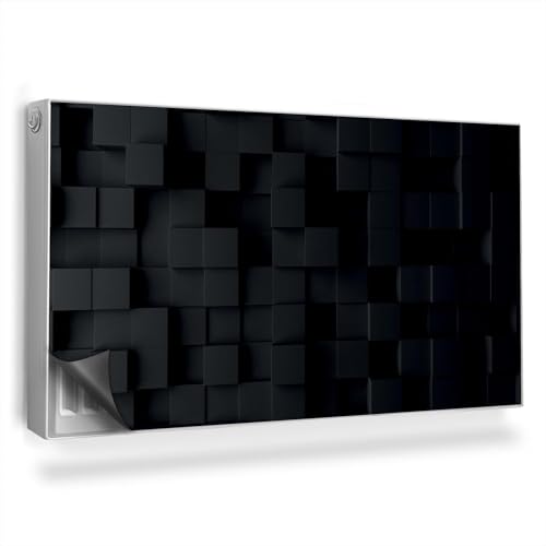 Cache radiateur 110x60 design géométrique pour salon chic