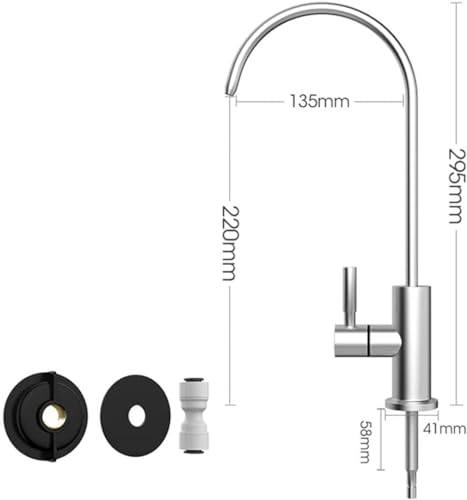 Robinet eau propre et sûre pour évier de cuisine avec osmoseur rotatif