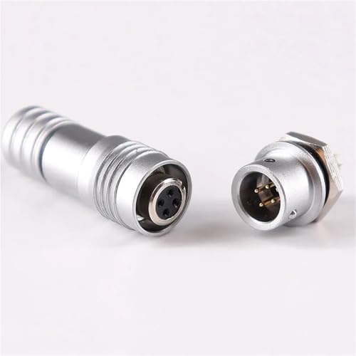 Conectores de acoplamiento push-pull XS6 de 2 pines con brida en ángulo 5