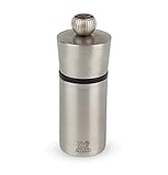 Peugeot Pocket Pepper Mill, 10cm-4in, Stainless Steel