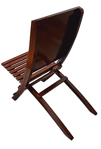 Image of SAARTHI Rajasthani Dhola Maru Handmade Wooden Ethinic Antique Designer Folding Chairs Set for Home| Decor| Office| Garden| Outdoor| Indoor| Balcony| Launge| Lawn| Cafe| Bar| Living Room| Bedroom Room| Childern Room Decor| Outdoor Sitting , Multicolour (1 Elephant Chair)