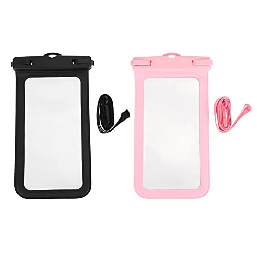 BESPORTBLE 2Pcs Caso Universal Do Telefone Celular Com Tela de Toque À Prova D' Água Bolsa Dry Saco