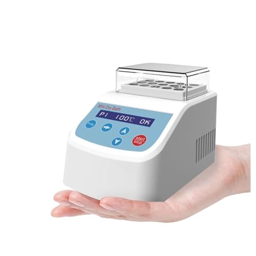Centrífuga de sobremesa de laboratorio, Incubadora termostática portátil del baño seco del indicador digital con el bloque de calefacción(With Block B 0.5ml)