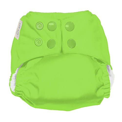 Image of Nicki's Diapers One Size Ultimate All in One Snap Cloth Diaper | One Size Adjustable, Washable, and Reusable Diapers for Baby Boy or Baby Girl | Built in Inserts | Machine Washable (Get Slimed)