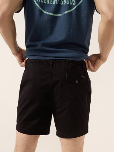 Image of Chubbies Chino Shorts Men 5.5 Inch - Mens Shorts Casual with Elastic Waistband, Side and Back Pockets, Stretch Cotton Blend