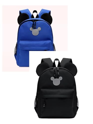 12 inches Mouse Shaped Backpack (blue)2