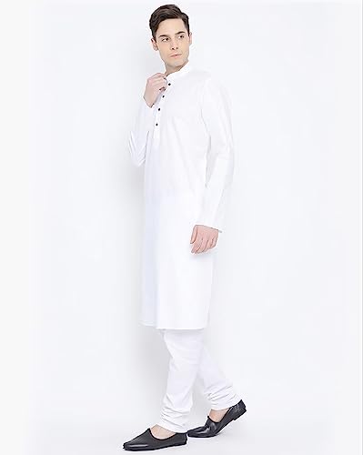 Image of OORA Men's Cotton Kurta & Pajama Set for Birthday,Wedding, Ceremony, Casual, Engagement