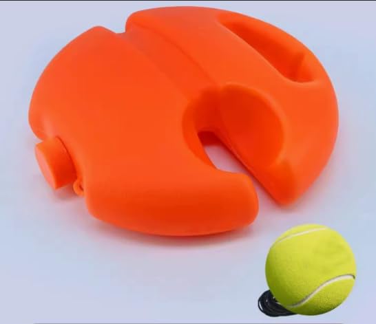 Image of Tennis Rebound Ball & Trainer Kit with 4 Balls & 4 Elastic Ropes for Beginners, Kids & Adults