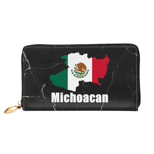 Michoacan Mexico Mexican Map Wallet Card Bag2