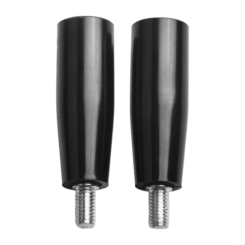Lot de 2 poignées tournantes pour fraiseuses avec tige filetée mâle (M8 x 63)
