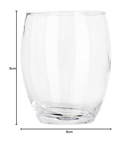 alpina Trinkgläser - Wassergläser Set 6 Stück - 350 ml - Spülmaschinenfest