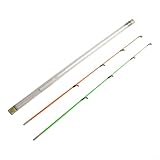 Materiale: realizzata in carbonio/fibra di vetro, questa punta superiore per canna da pesca offre durata e longevità, può resistere ai rigori di un uso frequente.