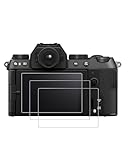daunke 3 Packung Bildschirmschützer für FUJIFILM X-S20 Kamera gehärtetes Glas, Kratzschutz, Anti-Fingerabdrücke, Blasenfrei, HD klar