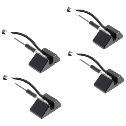 4 bolígrafos de seguridad con base, tinta gel 0.5mm negra