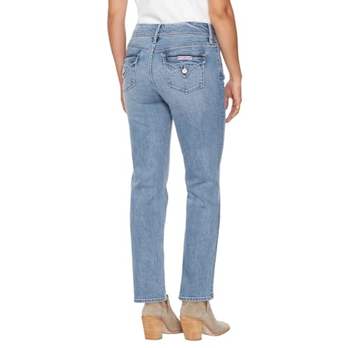 Hudson Women's Mid-Rise Slim Straight Leg Jeans3