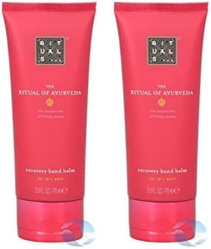 RITUALS Hand Balm from The Ritual of Ayurveda, 70 ml - with Indian Rose & Sweet Almond Oil - Soothing & Nourishing Properties (Pack of 2)