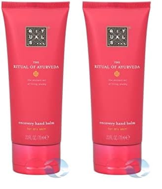 RITUALS Hand Balm from The Ritual of Ayurveda, 70 ml - with Indian Rose & Sweet Almond Oil - Soothing & Nourishing Properties (Pack of 2)