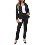 Women's Fall Business Pant Suit Long Sleeve Formal 2 Piece Blazer Set Casual Office Work Outfits 2024 - Image 2