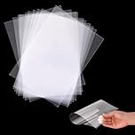 ElevateTech Clear Plastic Sheet PET 10Pcs Flexible Lightweight Thin Panels Sheets Shatterproof Glass Alternative Durable PET Sheet Panels for DIY Craft Projects Picture Poster Frames Frames Arts Craft