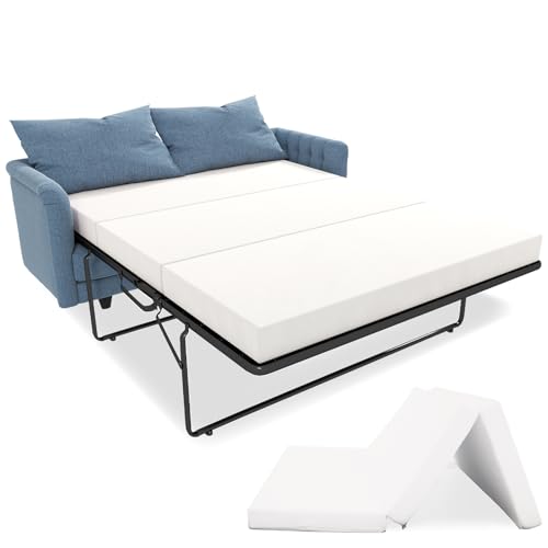 LILYPELLE Sofa Bed Mattress Replacement 4 Inch - Memory Foam Sofa Beds Mattress for Sleeper Sofas and Hide a Bed Couches, Pull Out Couch, Sofas Not Included,Full Size 72