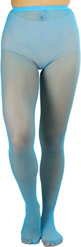 Image of ToBeInStyle Women's Sexy Vibrant Fine Classic Fishnet Full Footed Pantyhose