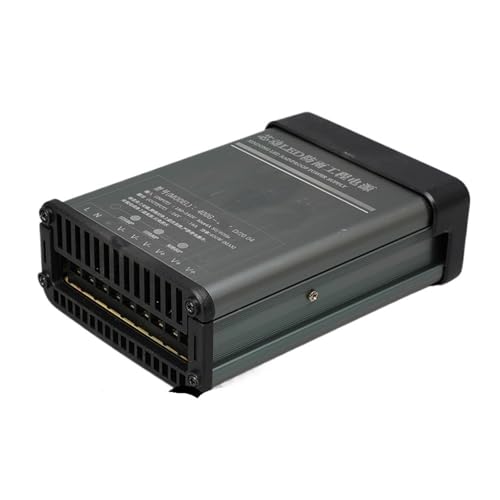 THREELEMON Rainproof Power Supply LED Light Box Power Supply Low Voltage 12V/24v/36v Linear Light with Transformer 220 RPM DC Switching Power Supply(24V-400W)
