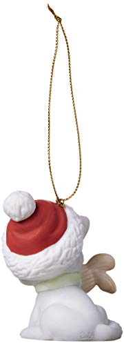 Precious Moments Kitty Cuddles 2019 Dated Bisque Porcelain Cat Christmas 191007 Ornament, One Size, Multi #TOP2