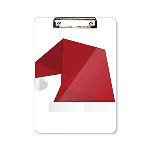 Presse-papiers haut de gamme chapeau de Noël origami abstrait A4