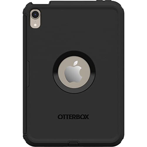 Image of OtterBox Defender Series Case for iPad mini (A17) and iPad mini (6th gen) - Black, Rugged, Durable, Multi-Layer Protection (Pack of 10)
