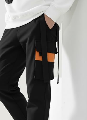 Image of TAGAS Men's Cotton Cargo Pants | Men Cargo Jogger Pant | Slim Fit Track Pants with Side Pockets | Stylish Streetwear Lower for Gym, Casual & Travel