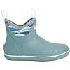 XTRATUF Womens Durable Waterproof Breathable Slip-Resistant 6 Inch Ankle Deck Boots, Trooper Blue/Beach Glass, 6